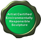 Nicholas Price Sculpture- Artist Certified Environmentally Responsible Sculpture